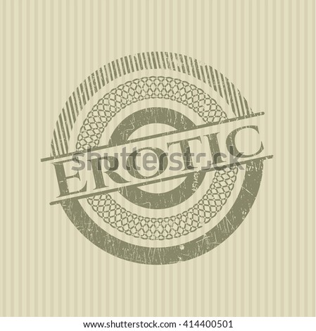 Erotic grunge stamp