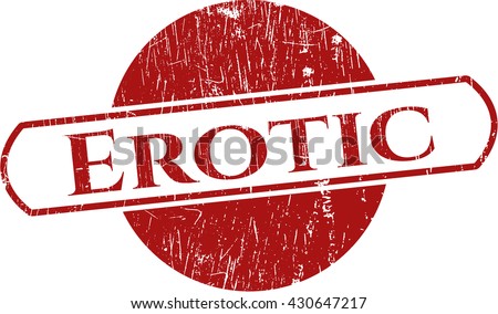 Erotic rubber stamp