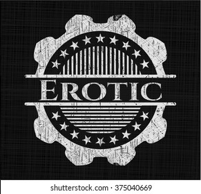 Erotik auf Tafel geschrieben