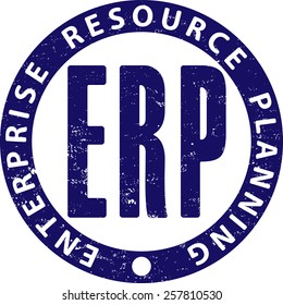 ERP (enterprise resource planning) rubber stamp