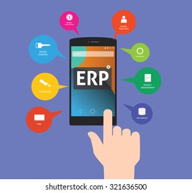 Erp - Enterprise Resource Planning Using Mobile Technology On Application