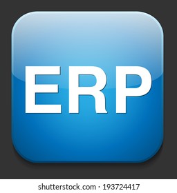 Erp Icon Stock Vector (Royalty Free) 193724417 | Shutterstock