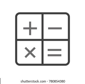 ERP icons outline 