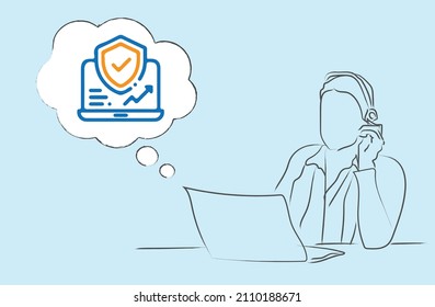 ERP Integration icon with customer care services