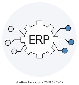 ERP Integration icon, Seamless ERP Integration Unifying Systems for Smarter Business Operations, Streamlining Success How ERP Integration Boosts Efficiency and Growth