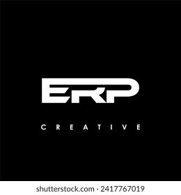 ERP Letter Initial Logo Design Template Vector Illustration