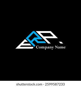 ERP logo design, ERP simple and modern logo. ERP luxurious alphabet design  