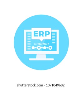 ERP-Software, Enterprise Resource Planning, Vektorgrafik