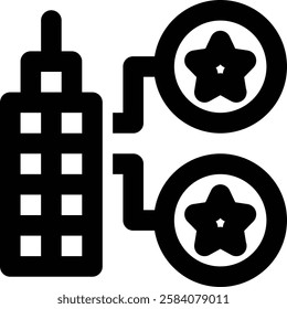 ERP Success, Business Success Outline Icon
