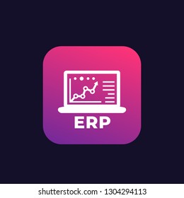 ERP System Software Vector Logo