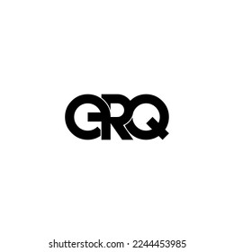 erq lettering initial monogram logo design