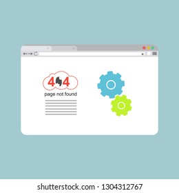 Error 404. Cupid surprise. Page not found template for web site. Page lost and found message. problem disconnect - Vector