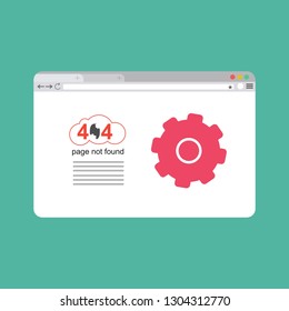 Error 404. Cupid surprise. Page not found template for web site. Page lost and found message. problem disconnect - Vector