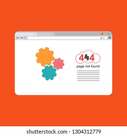 Error 404. Cupid surprise. Page not found template for web site. Page lost and found message. problem disconnect - Vector