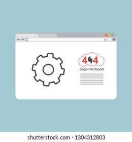 Error 404. Cupid surprise. Page not found template for web site. Page lost and found message. problem disconnect - Vector