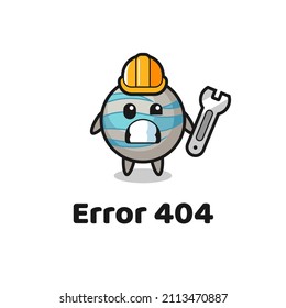 error 404 with the cute planet mascot , cute style design for t shirt, sticker, logo element