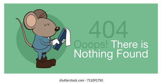 error 404 with funny mouses banner