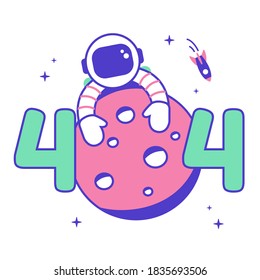 Error 404, error illustration, 404 illustration, empty state illustration, not found. Vector icon illustration