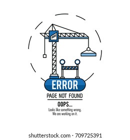 Error 404 infographic