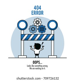 Error 404 infographic