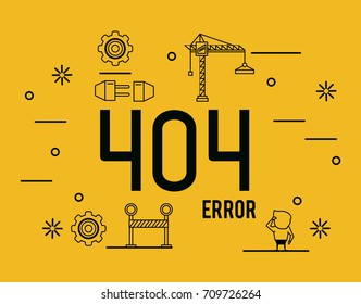 Error 404 infographic