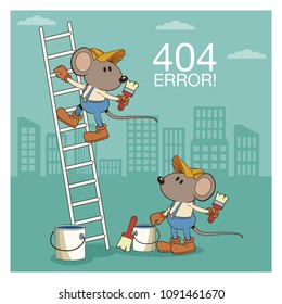 Error 404 nothing found banner