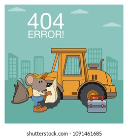 Error 404 nothing found banner