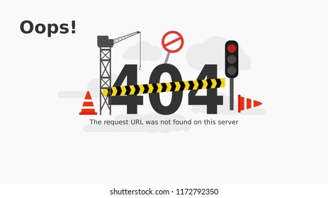 error 404 page not found. trouble internet connection.search problem page concept