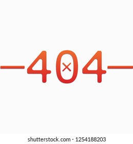error 404, page not found, socket, connection error, vector flat style, abstract background for web page, error page with humor, minimal design