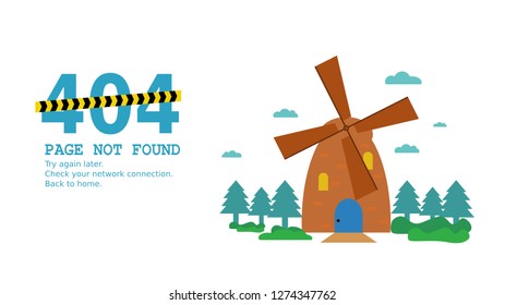 error 404 page not found. trouble internet connection.search problem page concept