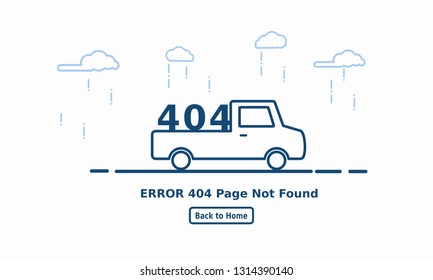 error 404 page not found. trouble internet connection.search problem page concept