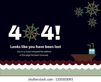 error 404 page not found web page background image vector template 