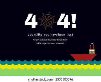 error 404 page not found web page background image vector template 
