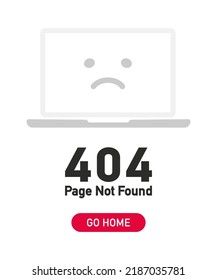 Error 404 page not found. System error. Laptop and broken connection. Broken page. The page you requested could not be found. Web Template for presentation, infographic, website, apps and other uses