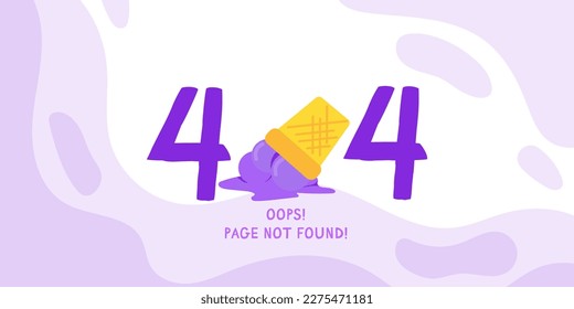 Error 404, page not found. website under development. Suitable for web landing page, UI, mobile app, banner template. Vector illustration