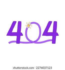 Error 404, page not found. website under development. Suitable for web landing page, UI, mobile app, banner template. Vector illustration
