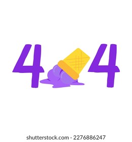 Error 404, page not found. website under development. Suitable for web landing page, UI, mobile app, banner template. Vector illustration