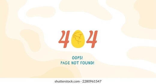 Error 404, page not found. website under development. Suitable for web landing page, UI, mobile app, banner template. Vector illustration