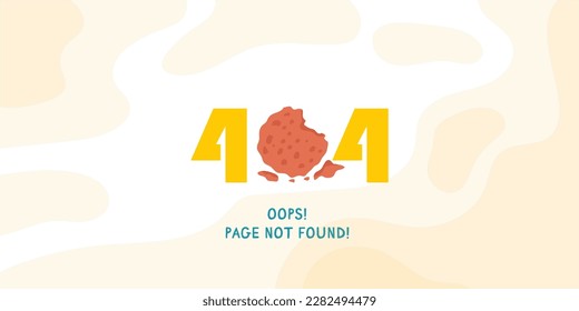 Error 404, page not found. website under development. Suitable for web landing page, UI, mobile app, banner template. Vector illustration