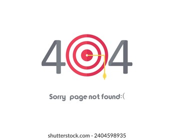 Error 404 Page Not Found Vector