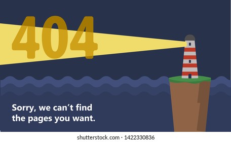 Error 404 page vector internet problem or web warning message webpage not found erroneously illustration funny set of erroneous website failure or alert site is broken service information background