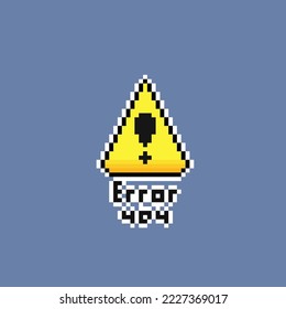 Fehler 404 im Pixelkunststil