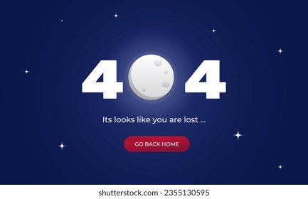 No se encuentra el concepto de la página de sitio del error 404. vector