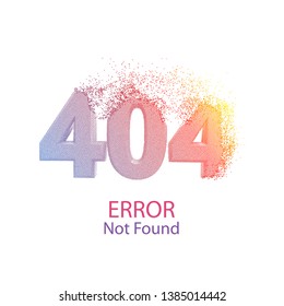  Error 404 . Website maintenance error .Computer virus, vector .