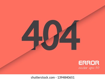 Error 404 .  Website maintenance error .Computer virus, vector .