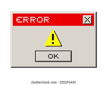 Error Alert Computer Message