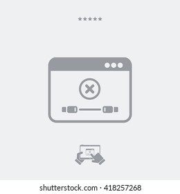 Error cable connection warning