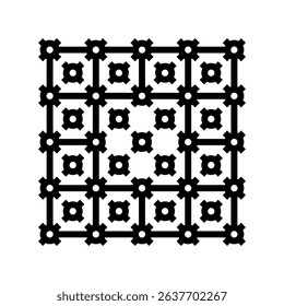 error correction quantum computer line icon vector. error correction quantum computer sign. isolated contour symbol black illustration