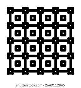 correção de erro ícone da linha do computador quântico vetor. correção de erro sinal do computador quântico. símbolo de contorno isolado ilustração em preto