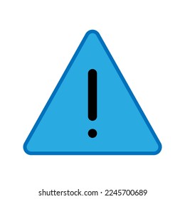 Error defect warning icon isolated on white background